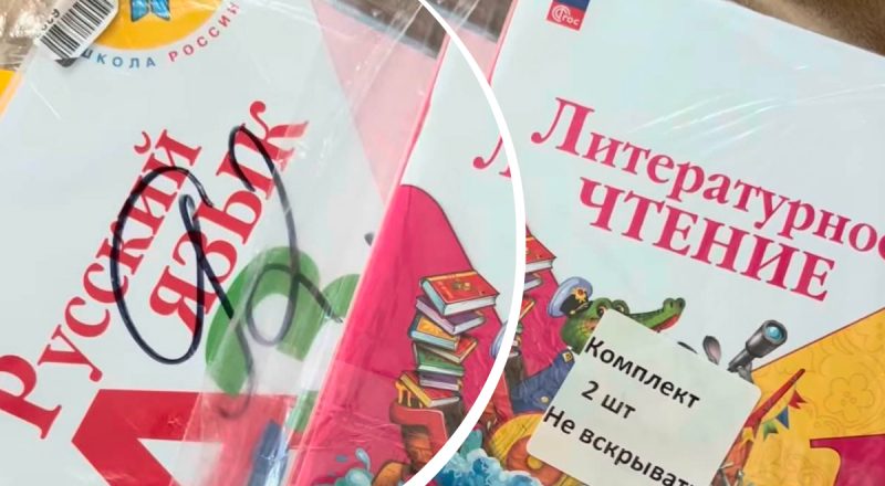 Поки РФ нищить українські книги: українка похвалилася російськими підручниками для дитини