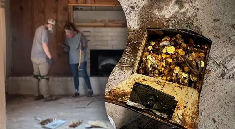 Скарб часів війни: подружжя знайшло золото та срібло під час ремонту