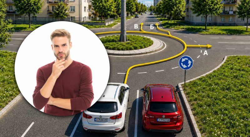 Підступний тест з ПДР з круговим рухом: яка з траєкторій дозволяється