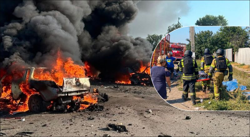 РФ завдала удару по багатолюдному перехресті в Печенегах: Зеленський підтвердив 10 загиблих