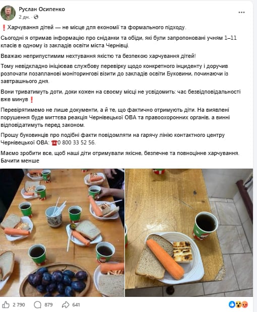 Українців обурило безкоштовне шкільне харчування для дітей: що сталося