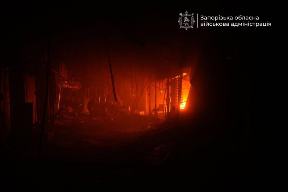 Наслідки удару РФ по Запоріжжю 7 вересня Наслідки удару РФ по Запоріжжю 7 вересня