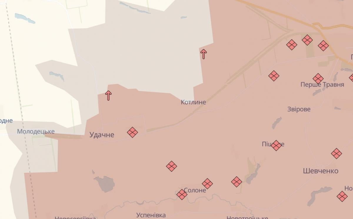 Ворог просунувся поблизу Котлиного Ворог просунувся поблизу Котлиного