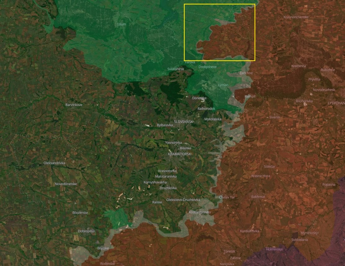 Ситуація на Лиманському напрямку Ситуація на Лиманському напрямку