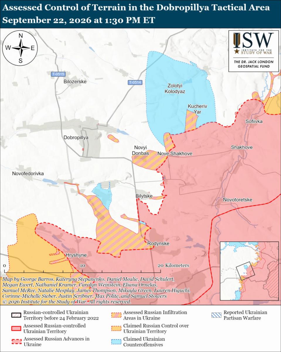 РФ оголосила про 'оточення' Добропілля: в ISW вказали на важливу деталь