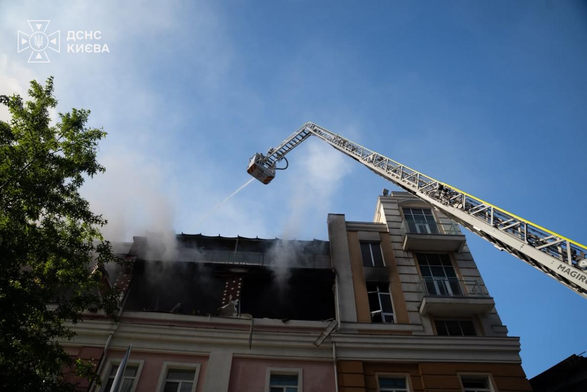 Наслідки удару по Києву 23 вересня