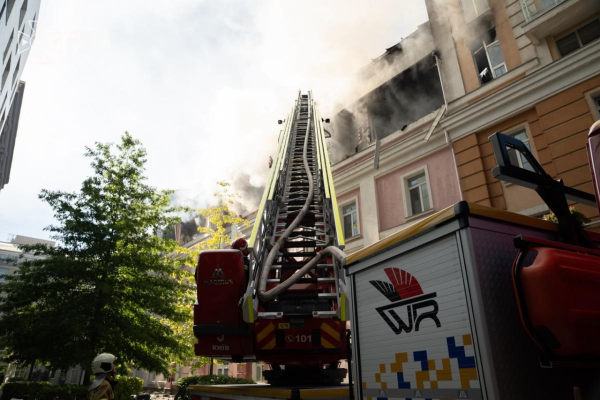 Наслідки удару по Києву 23 вересня