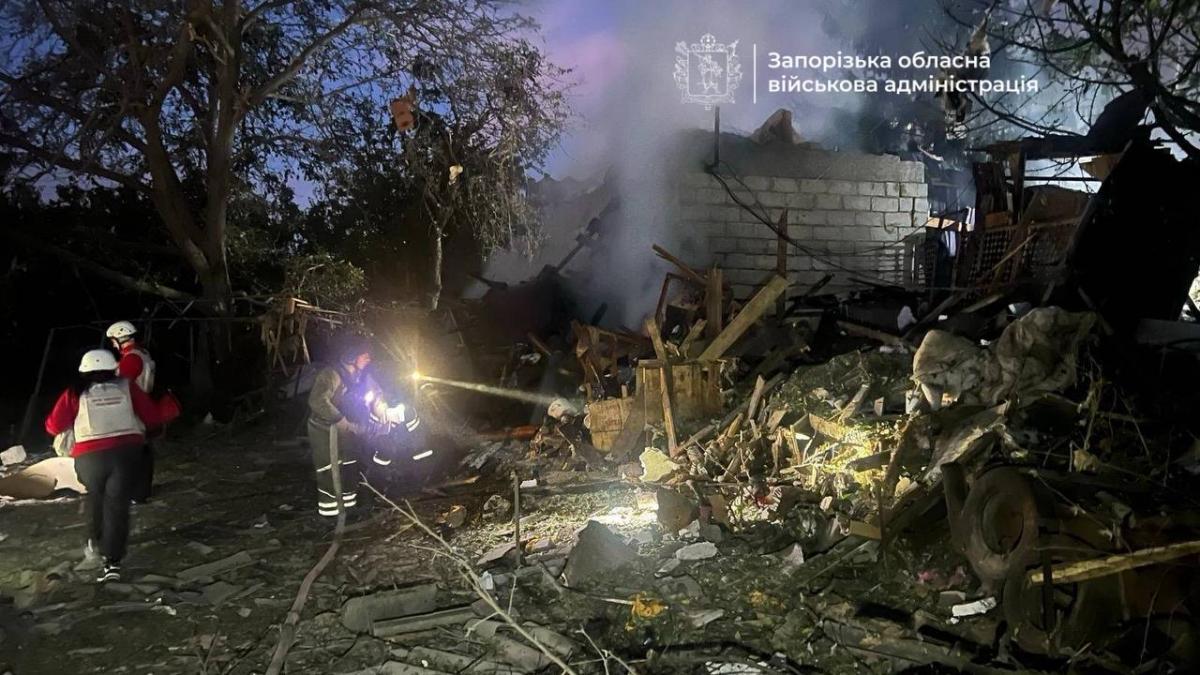 Наслідки атаки на Запоріжжі 26 вересня