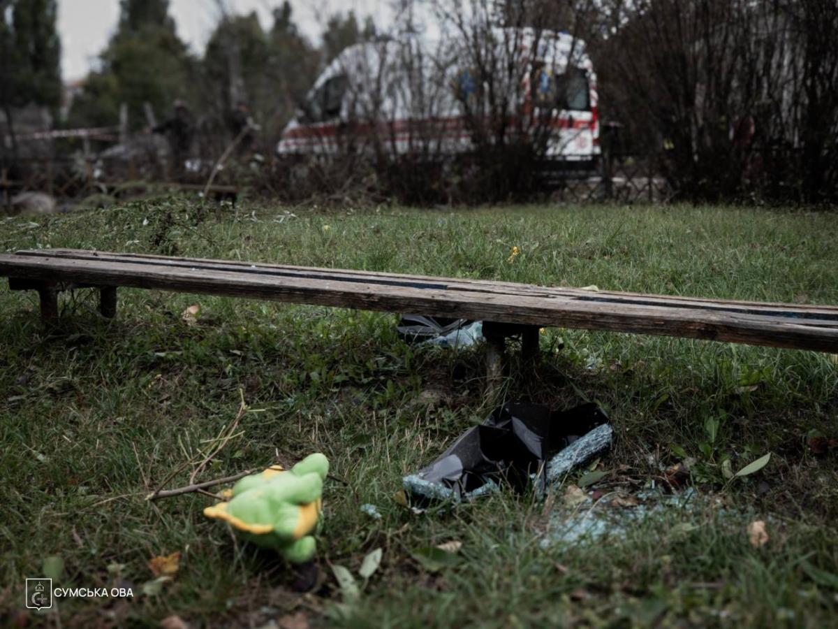 Удар КАБами по Сумах 27 вересня Удар КАБами по Сумах 27 вересня
