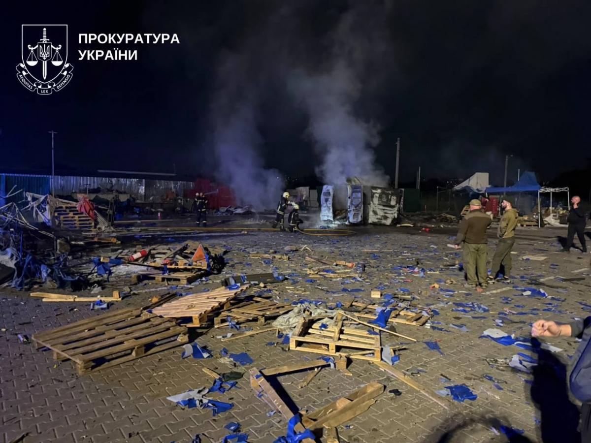 Наслідки атаки на ринок "Столичний" 27 вересня