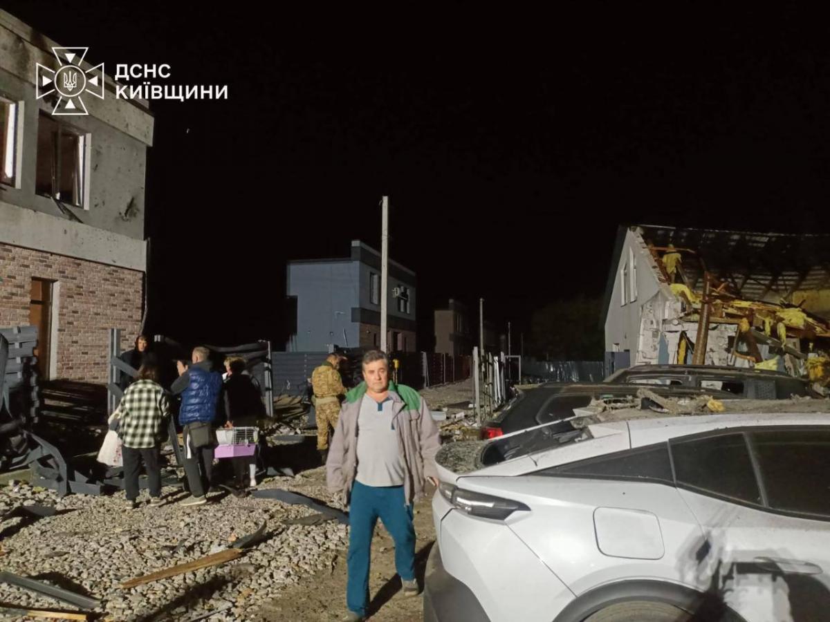 Последствия атаки на Киевщину Последствия атаки на Киевщину