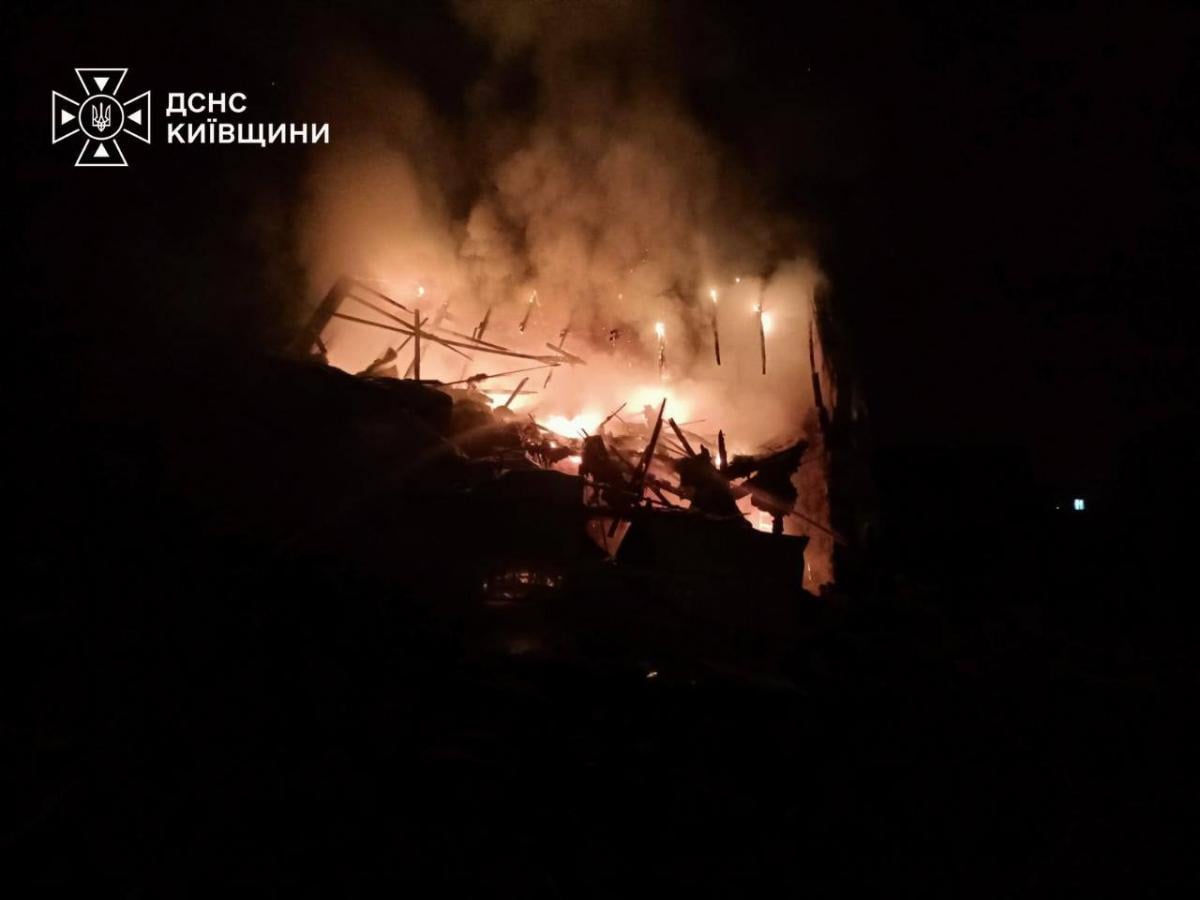 Последствия атаки на Киевщину Последствия атаки на Киевщину