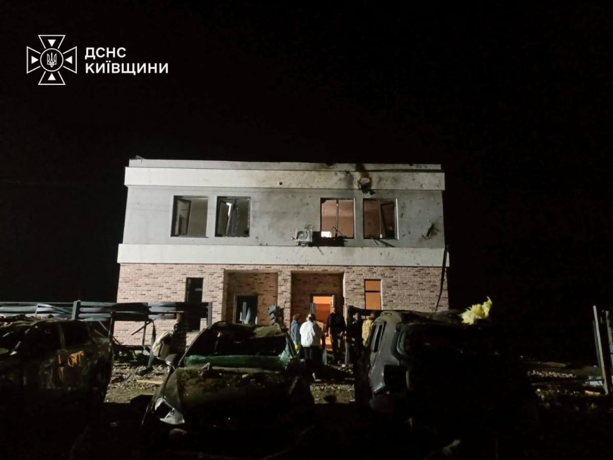 Последствия атаки на Киевщину Последствия атаки на Киевщину