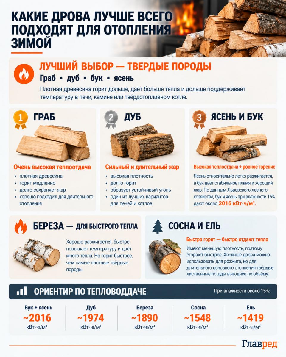 Дрова для отопления зимой Дрова для отопления зимой