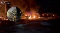 Ночной обстрел Киевщины: БпЛА и ракеты повредили заводы и склады, есть раненый