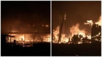 Є поранений, на місці прильоту вирує пожежа: РФ вдарила по Києву та Запоріжжю