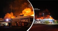 РФ ударила по торговому центру в Запорожье: бушует масштабный пожар