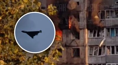 У Києві горить 9-поверхівка після російського удару: перші деталі