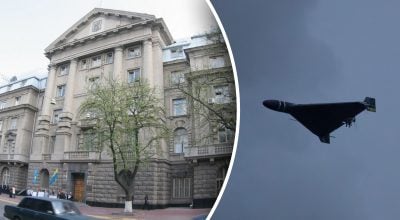 Росія вдарила дроном по будівлі СБУ в центрі Києва, є поранені: що відомо