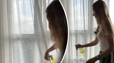 Як розгладити тюль за хвилину без праски - крутий лайфхак
