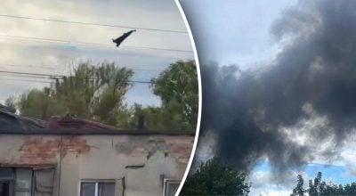 Реактивні БпЛА атакували захід України: гриміли вибухи, є руйнування