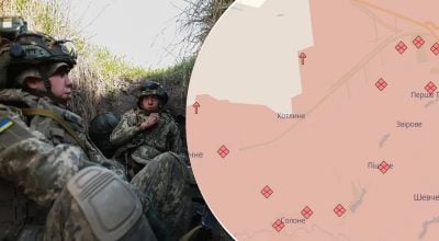 Окупанти просунулися на Донеччині Окупанти просунулися на Донеччині