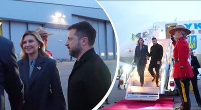 Зеленський прибув до Канади Зеленський прибув до Канади