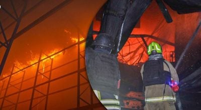 РФ ударила по складам супермаркетов на Одесщине: вспыхнул масштабный пожар