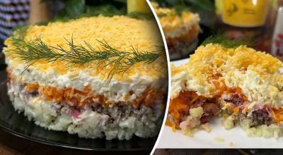 "Мимоза" по-новому: рецепт изысканного салата, который поразит своим вкусом