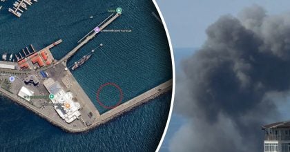 Сочі під атакою, в небі хмара густого диму: морські дрони вдарили по порту