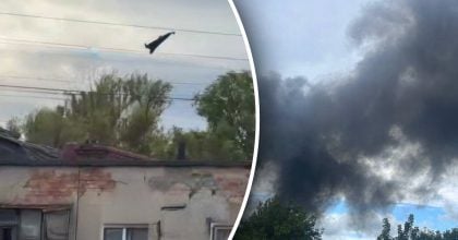 Реактивні БпЛА атакували захід України: гриміли вибухи, є руйнування