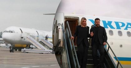 Самолет Зеленского едва не сбил дрон — что известно