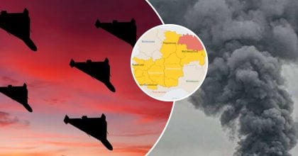 РФ масовано атакує захід України: у кількох областях гримлять вибухи, є поранений