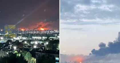 Ракети та дрони завдали удару по РФ: горить великий НПЗ, уражені склади Ozon