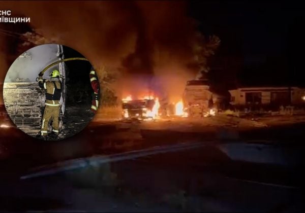 Нічний обстріл Київщини: БПЛА та ракети пошкодили заводи й склади, є поранений
