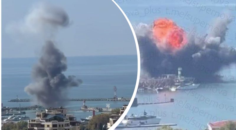 Україна уразила судно забезпечення NEFRIT в тилу РФ - ВМС