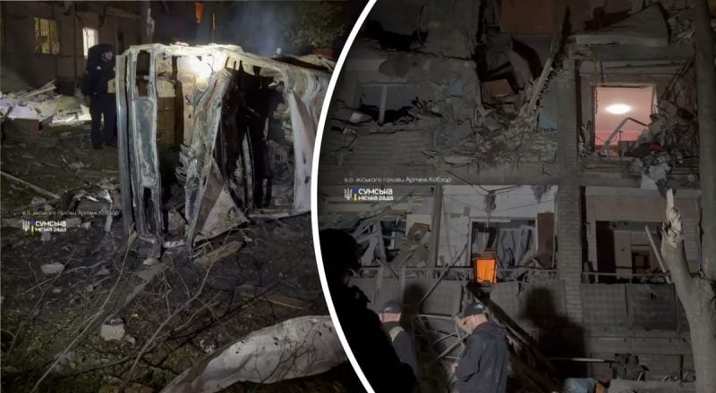 РФ атакувала Суми КАБами: є жертви, під завалами шукають людей