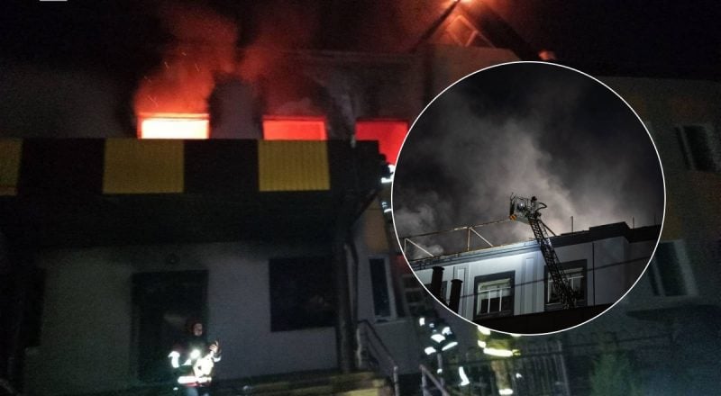 РФ вдарила по школі та дитсадку на Київщині: спалахнули пожежі, що відомо