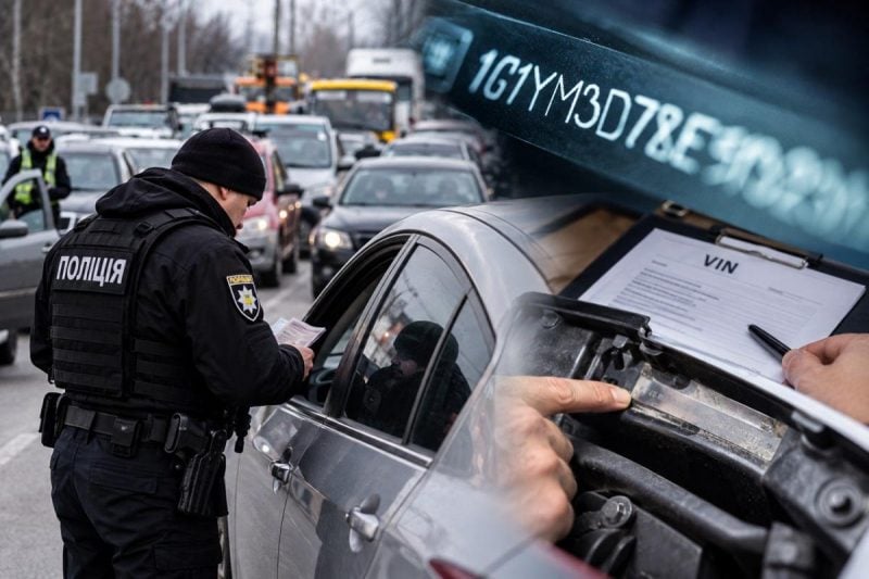 Поліція вилучає авто через перебитий VIN-код: що робити водієві та як повернути машину