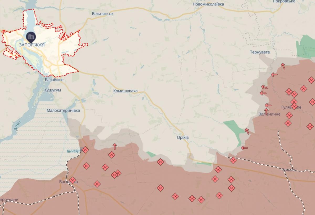 Росії знадобиться приблизно батальйон, щоб закріпитися в Запоріжжі, зазначив Жданов