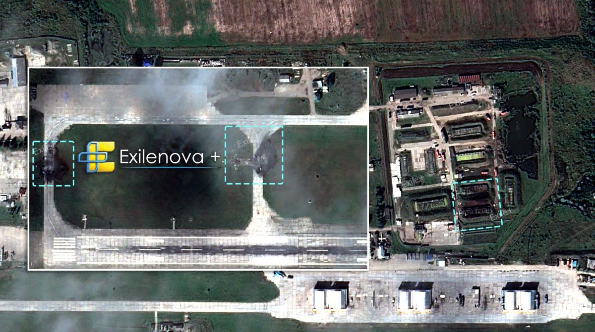Су-34 та Су-35 перетворилися на згарище: з'явилися знімки аеродрому РФ Су-34 та Су-35 перетворилися на згарище: з'явилися знімки аеродрому РФ