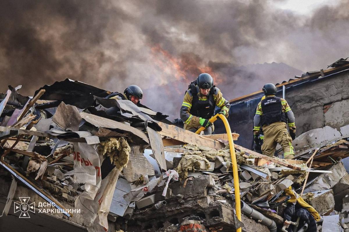 Наслідки удару КАБами по Харкову 5 жовтня