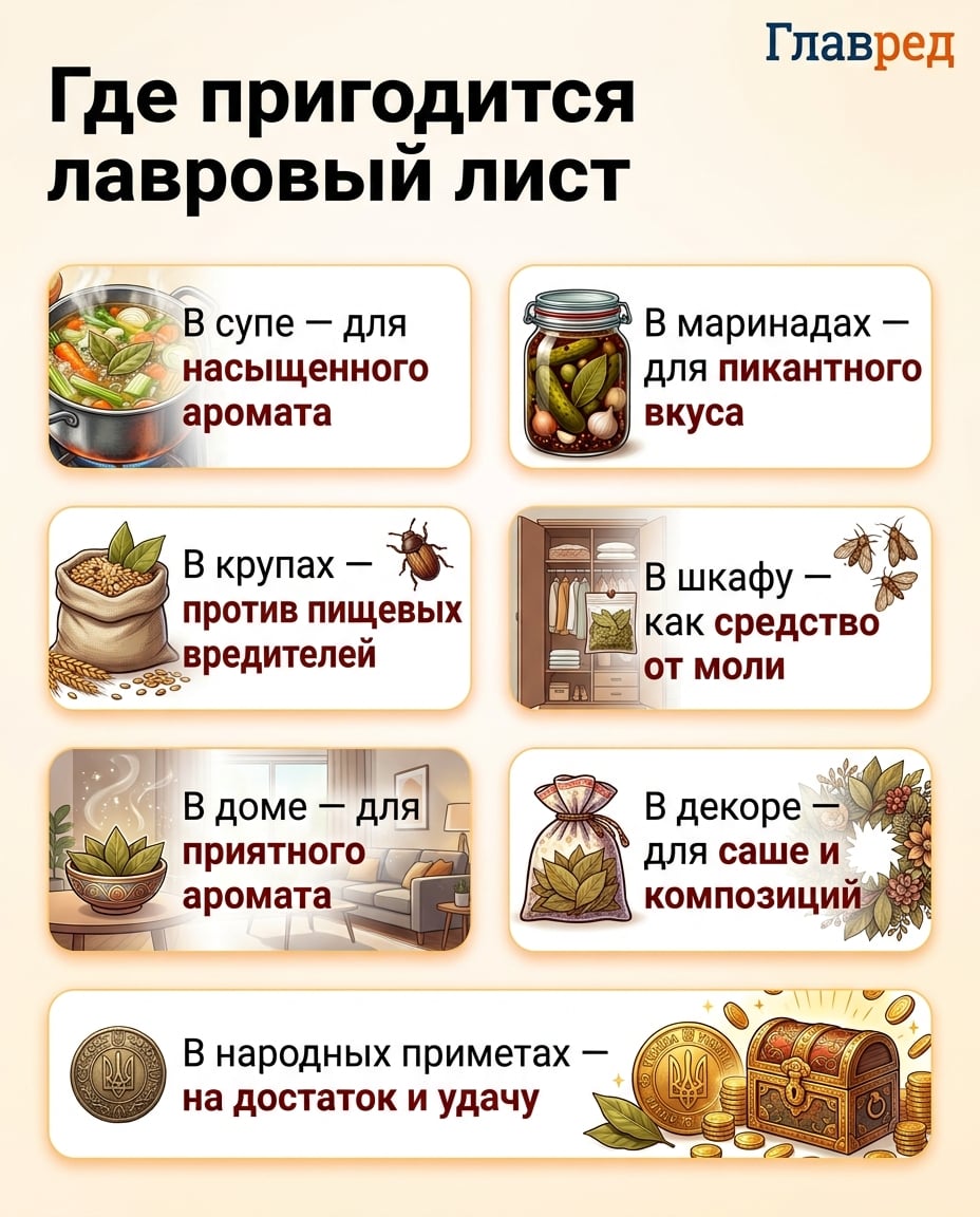 Где пригодится лавровый лист