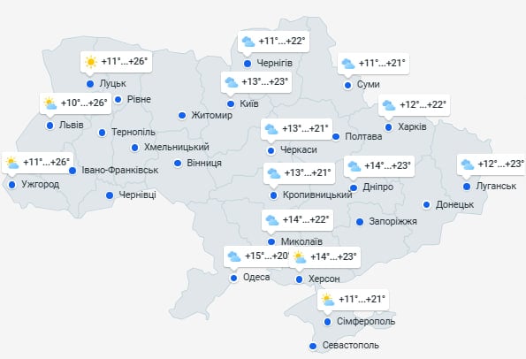 Тепло окончательно отступает: когда в Украину ворвется похолодание с дождями