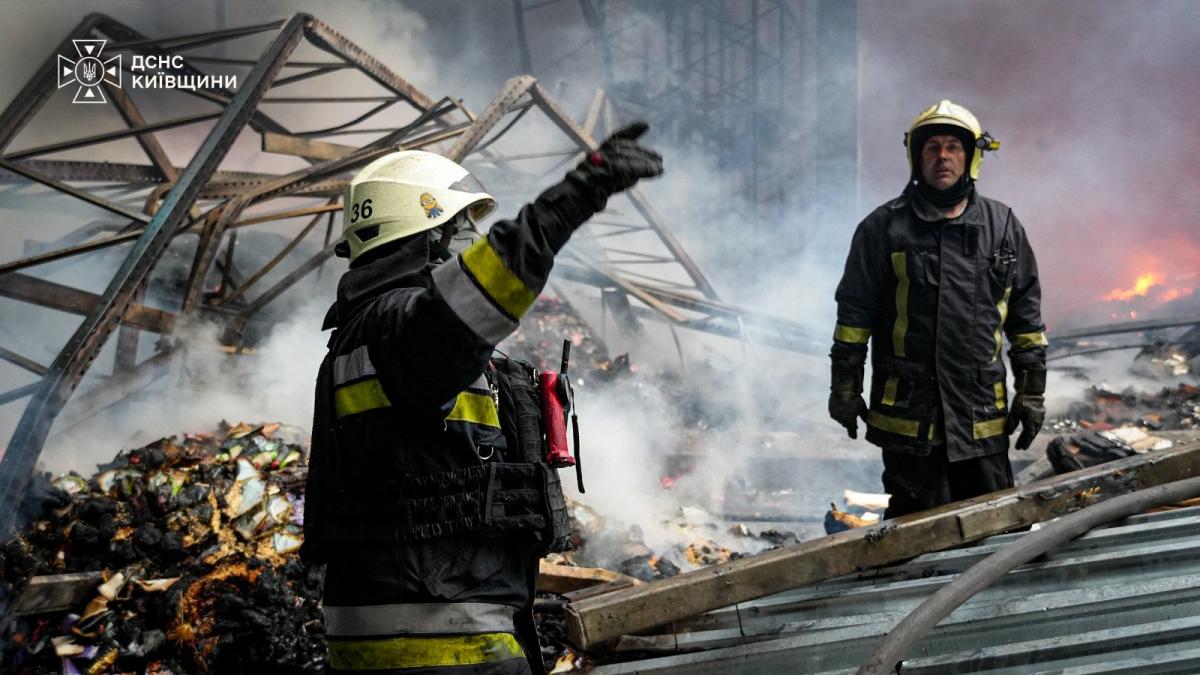 Последствия удара по Бучанскому району Киевской области 8 октября
