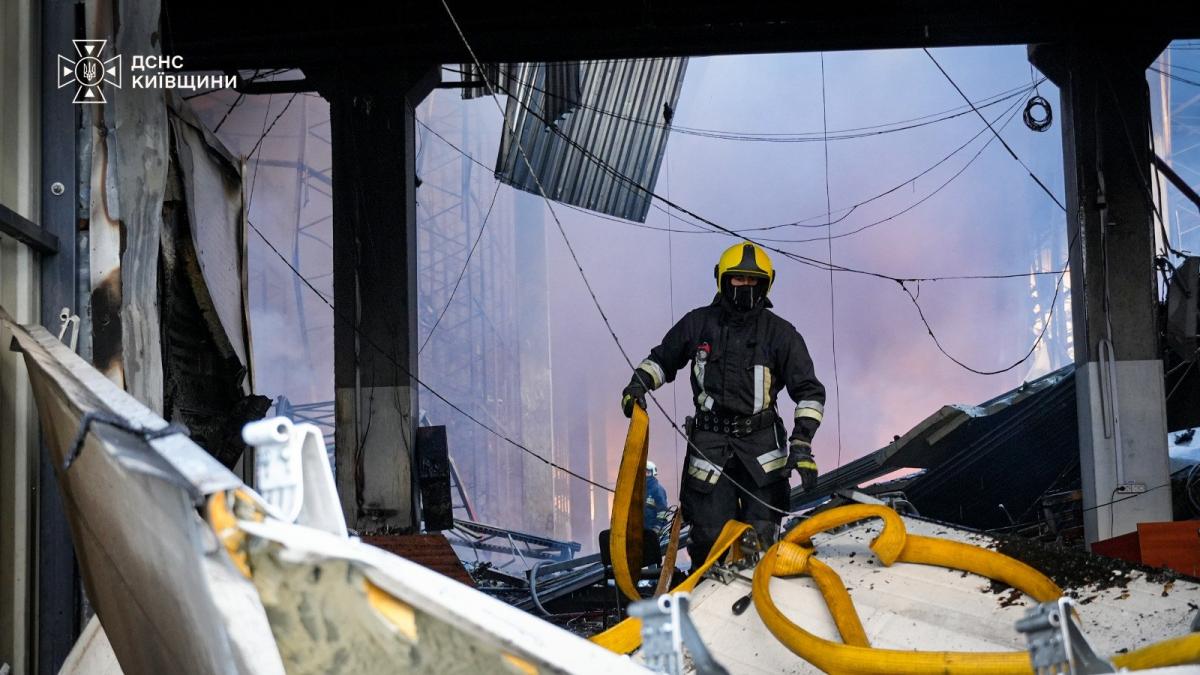 Последствия удара по Бучанскому району Киевской области 8 октября