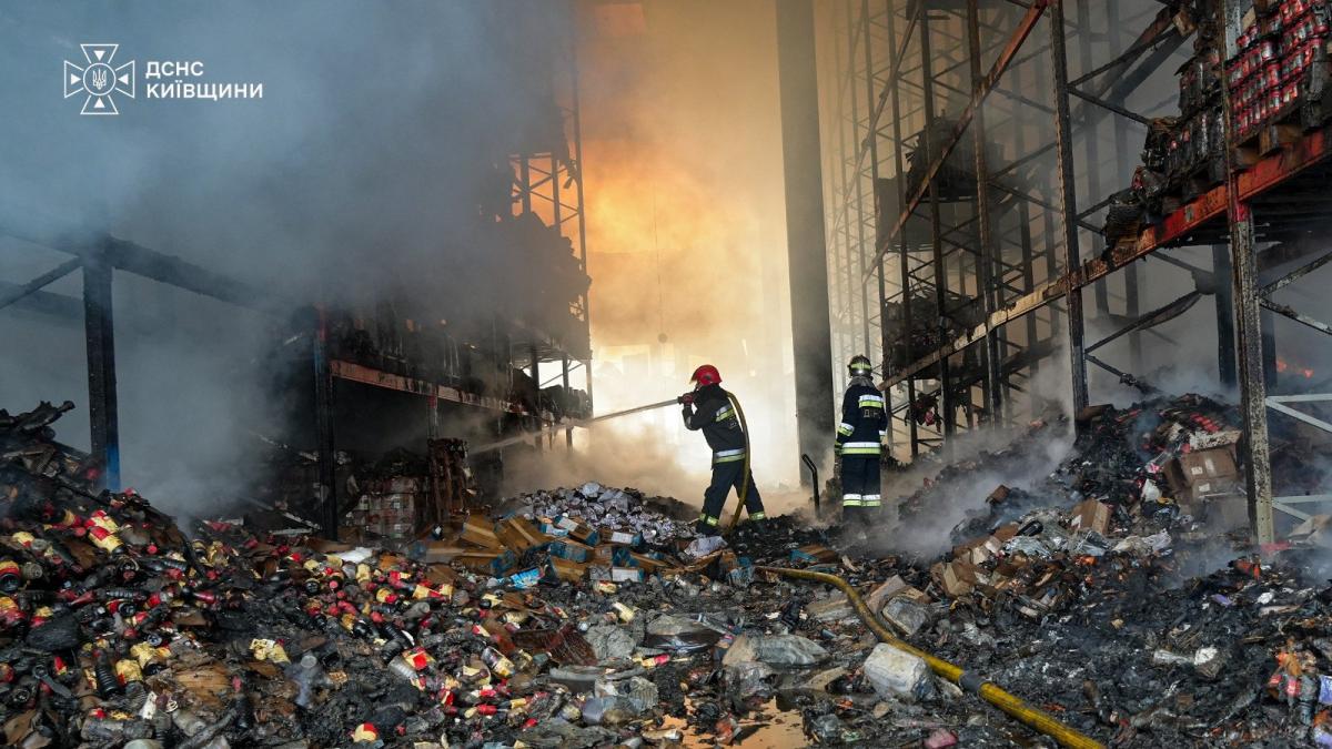 Последствия удара по Бучанскому району Киевской области 8 октября