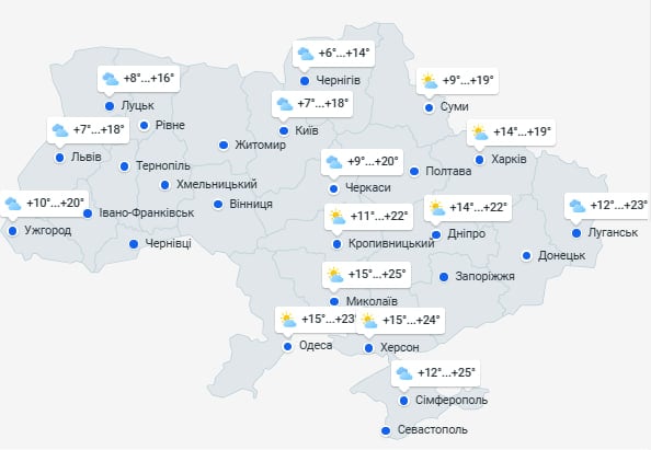 Майже літні температури повернуться в Україну в жовтні: коли і де потепліє Майже літні температури повернуться в Україну в жовтні: коли і де потепліє