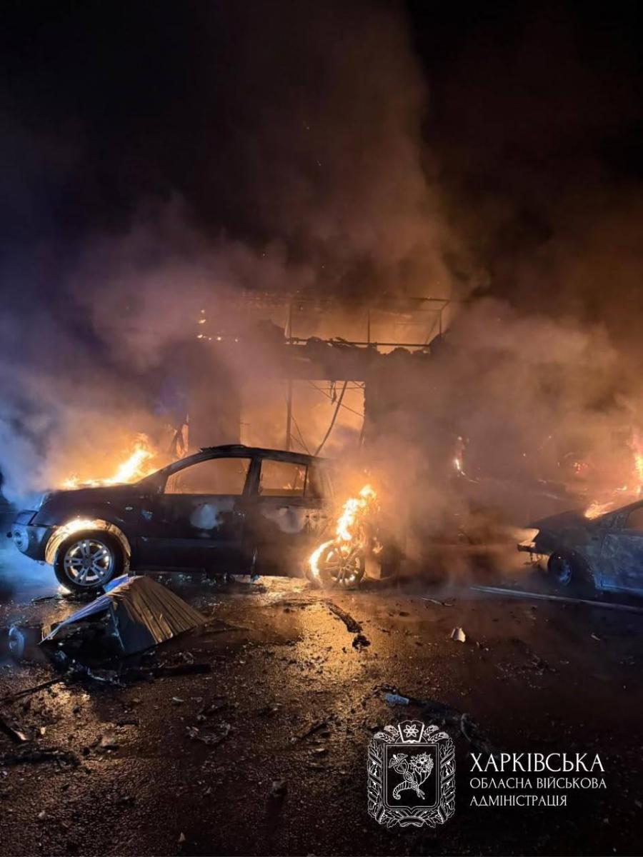 Удар по передмістю Харкова 