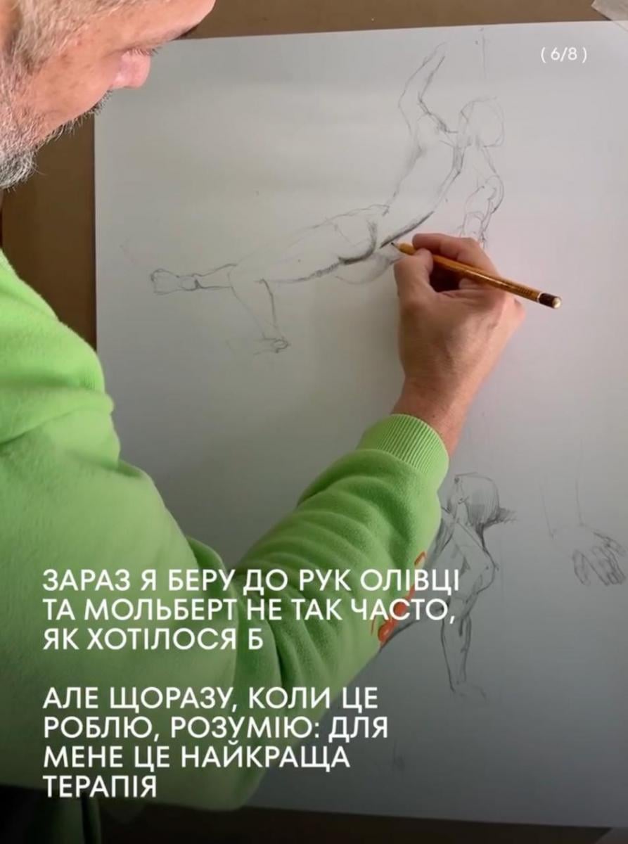 Ектор Хіменес-Браво малює